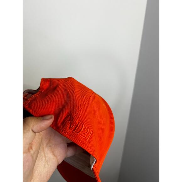 G/FORE Circle G’s Stretch Twill Snapback Golf hat in all orange - Picture 4 of 7